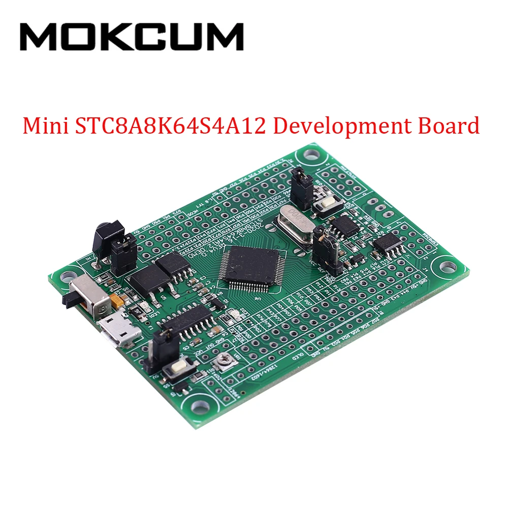 

Mini STC8A8K64S4A12 Development Board MCU Controller 12Bit ADC Minimal System Board