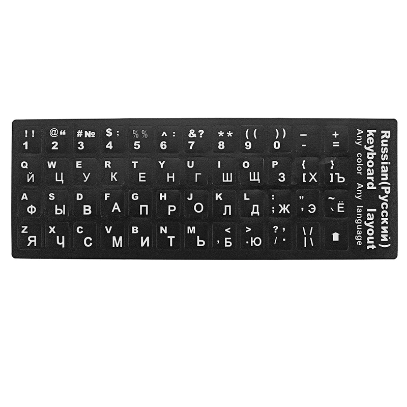 Универсальная Водонепроницаемая стандартная русская/испанская 6 языков гладкая