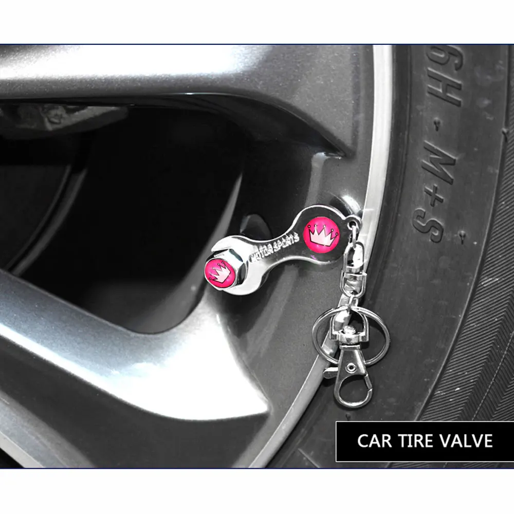 DSYCAR 1 комплект цинковый сплав противоугонное автомобильное колесо крышки