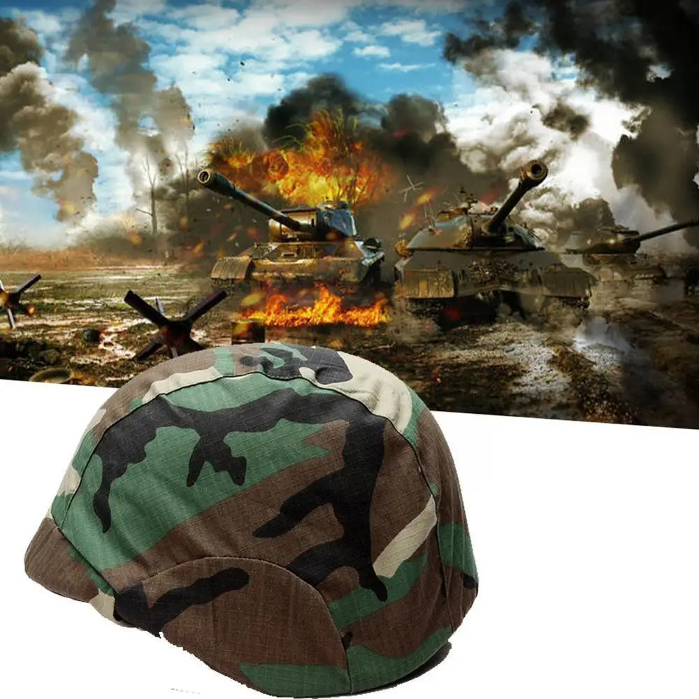 Tactical Helmet Cover Cs Military Airsoft Cp Cloth Acu Digital Paintball Woodland U5a0 | Спорт и развлечения