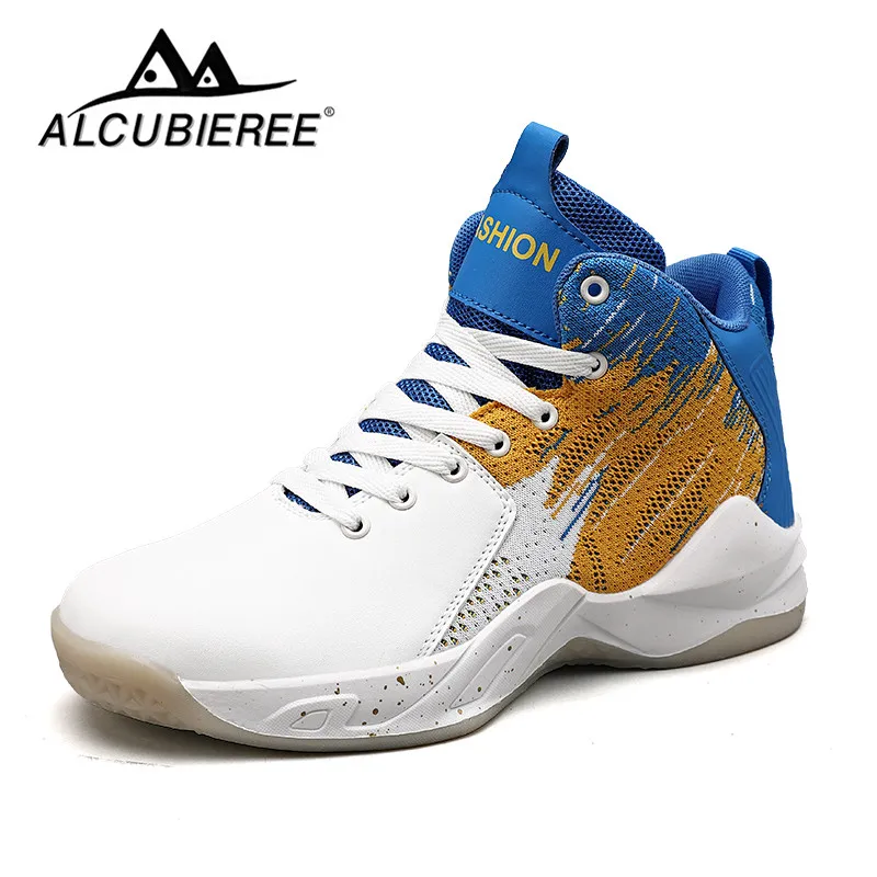 Кроссовки мужские высокие повседневная легкая Уличная обувь на шнуровке