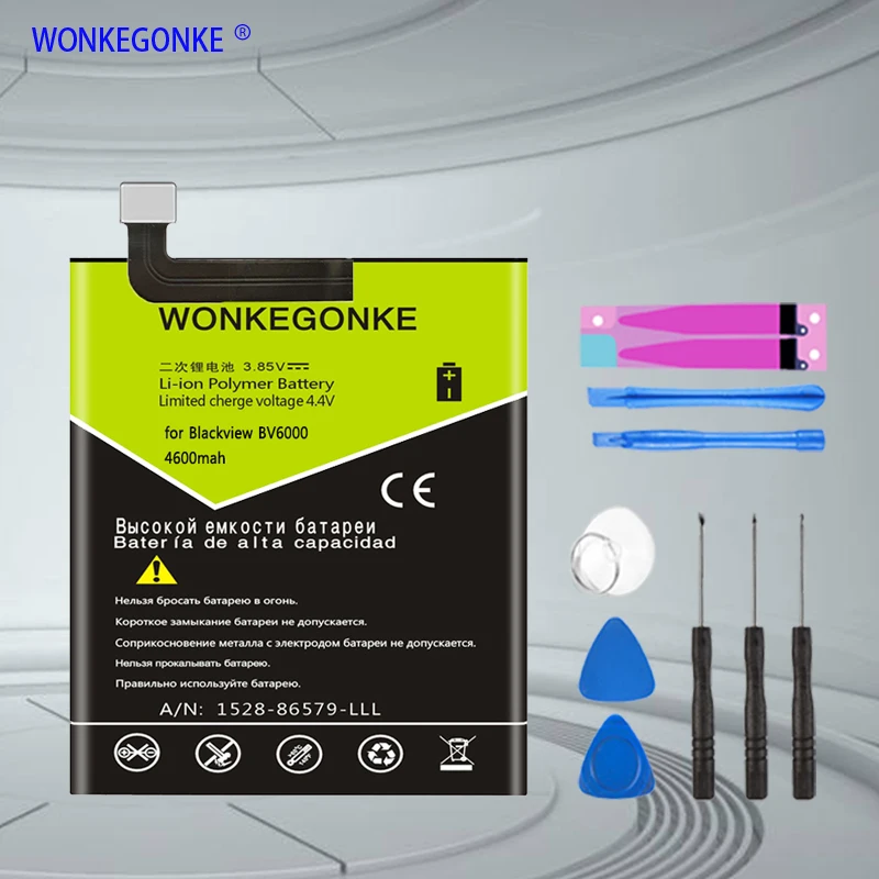 WONKEGONKE для Blackview BV6000 BV6000S V756161P аккумулятор с номером отслеживания|Аккумуляторы