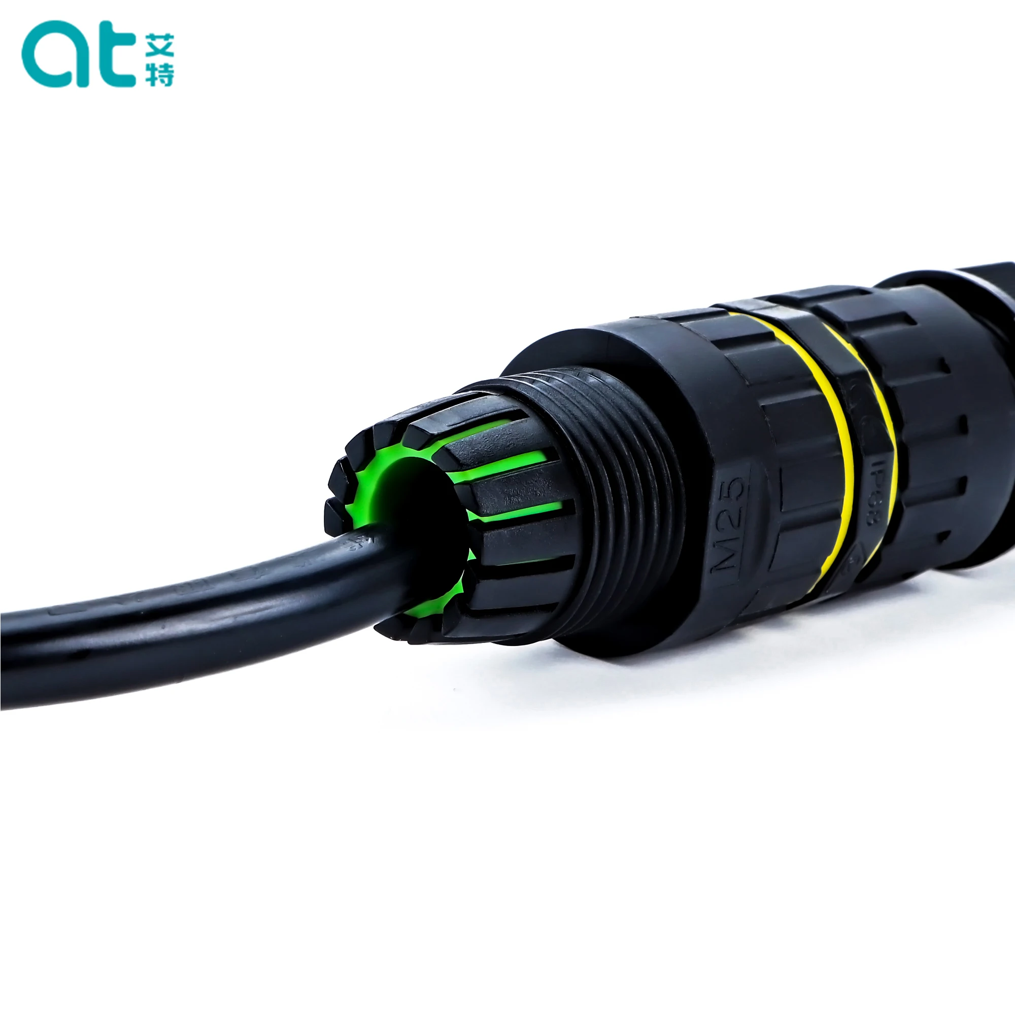 M16 IP68 Водонепроницаемый разъем 2-контактный 3-контактный электрические