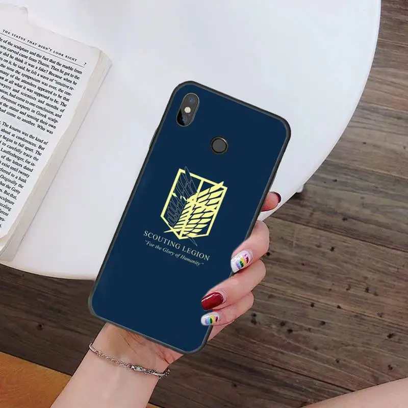

Anime Japanese attack on Titan Phone Case For Xiaomi Redmi 7 9t 9se k20 mi8 max3 lite 9 note 8 9s 10 pro Soft Silicone