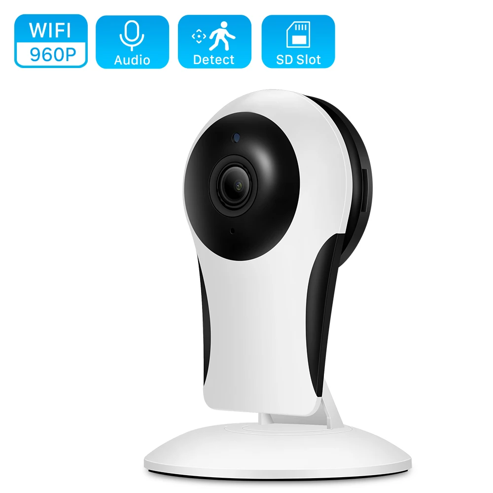

HD 960P Mini Wifi Camera Indoor 10M Night Vision Two-way Audio Home Security IP Camera CCTV Camera Home/Nanny/Pet/Baby Monitor