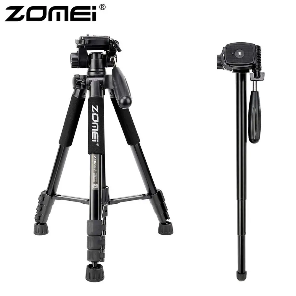 Штатив ZOMEI Q222 для камеры настольный гибкий дорожный смартфонов DSLR-камер и