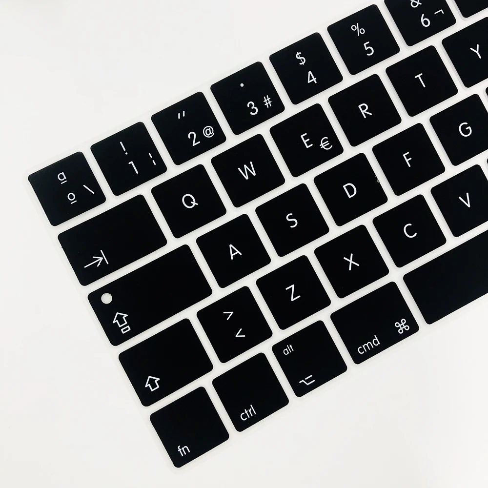 Spanish EU-Enter EU-Key Keyboard Cover Protector for Macbook Pro 13Air 11 12 15 touch bar A1706/A1466/A1707/A1990/A2159/A1932