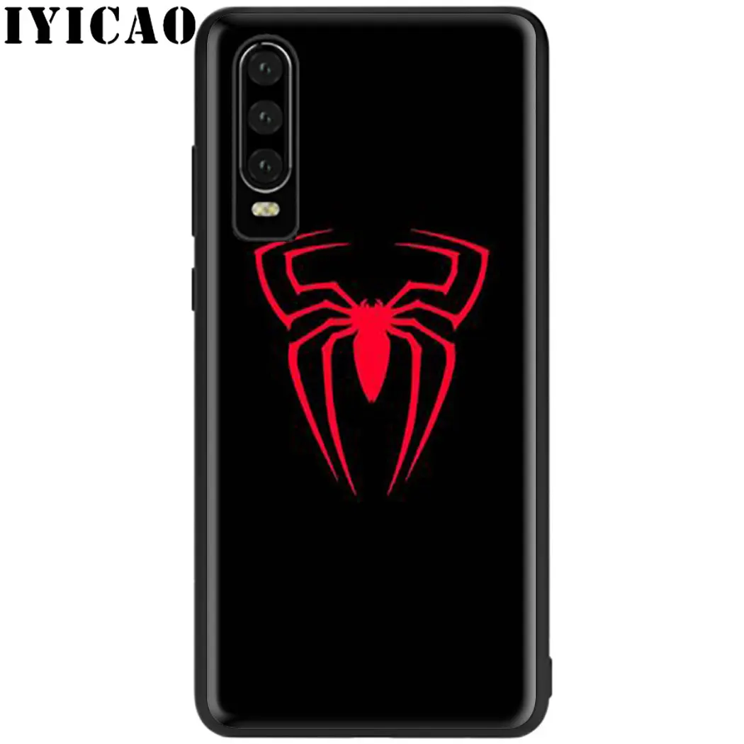 Мягкий чехол для телефона с логотипом Человека-паука huawei P8 Lite P9 Mini P10 P20 Pro P30 P Smart Z |