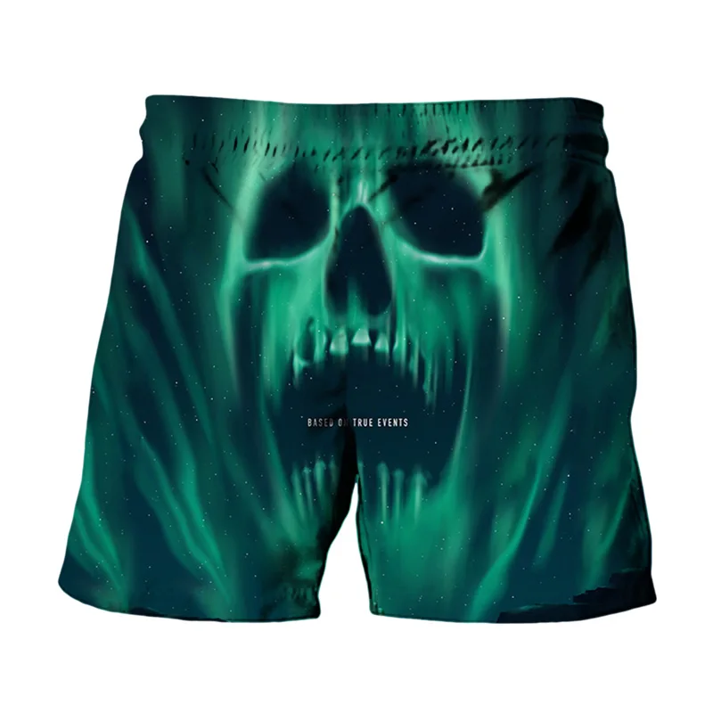 

Мужские шорты с 3D-принтом из фильма ужасов, забавные летние мужские плавки, бесплатная доставка, Заводская распродажа, мужские шорты азиатс...