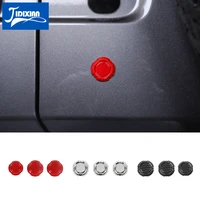 jidixian car door key jack hole decoration cover stickers for jeep wrangler jl 2018 for gladiator jt 2018 exterior accessories