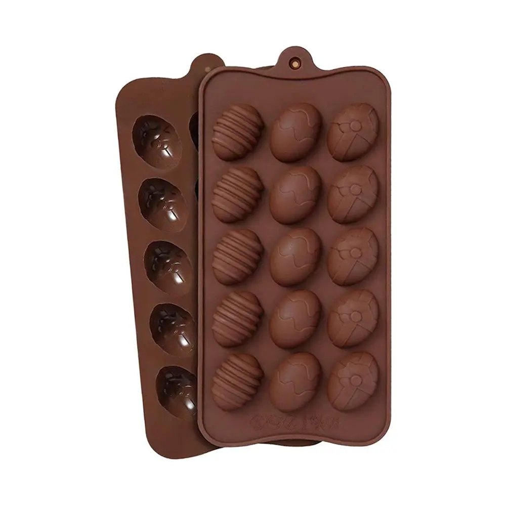 

4Pcs Easter Day Egg Shape Silicone Mold Gummy Animal Fondant Chocolate Candy Mould Cake Baking Decorating Kitchen Bake Tool
