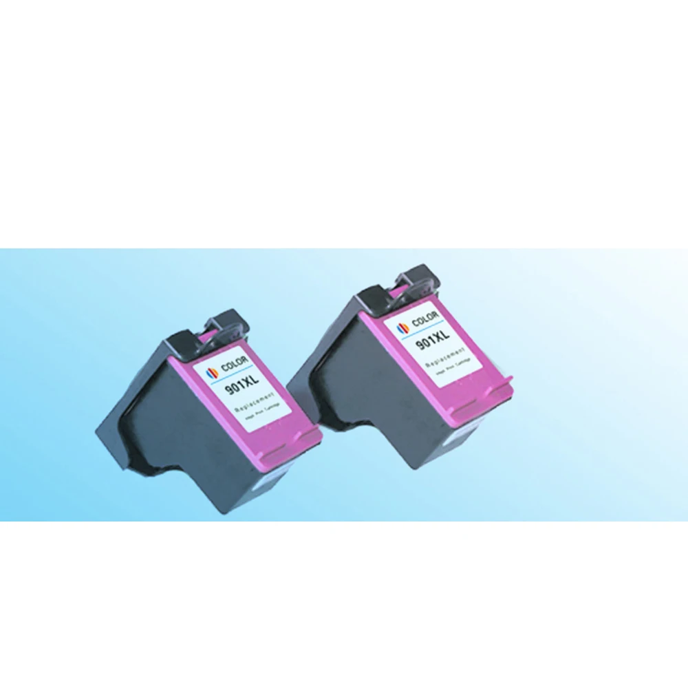 2 шт. 901 цветной картридж для замены совместимый hp901 901XL Officejet J4500 J4524 J4530 J4540 J4550 J4580