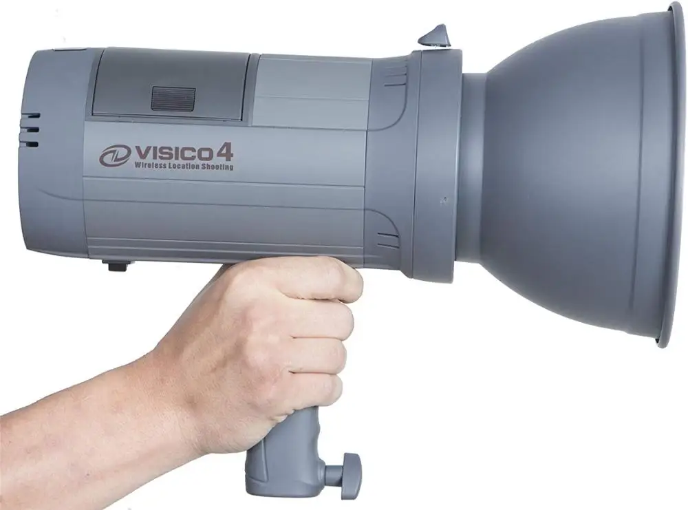 Уличная студийная стробоскопическая вспышка с аккумулятором VISICO 4 триггером 801TX