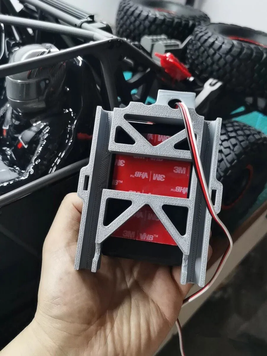3d принт max5 max6 esc кронштейн для 15 traxxas x maxx xmaxx rc