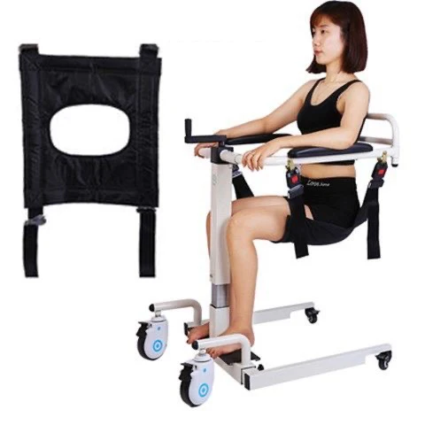 

Disabled shower transfer chair electric lift patient commode wheelchair for old people