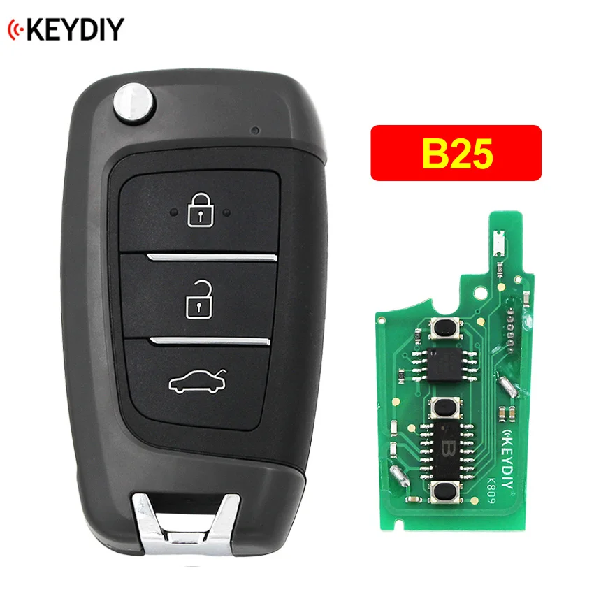 Универсальный пульт дистанционного управления B25 с 3 кнопками Автомобильный ключ