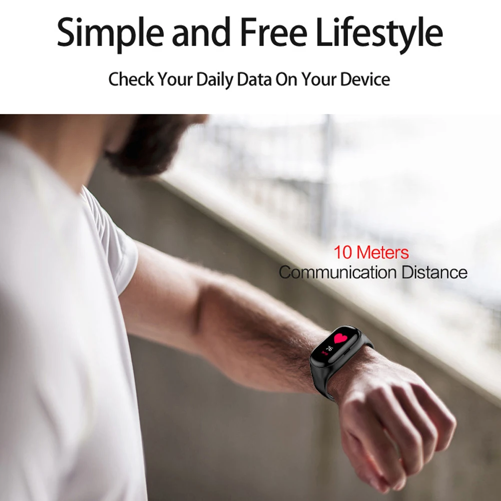 

2 In 1 TWS Wireless Bluetooth 5.0 Earphone Smart Watch Health Tracker Pedometer Fitness Bracelet Smart Wristband for Sport