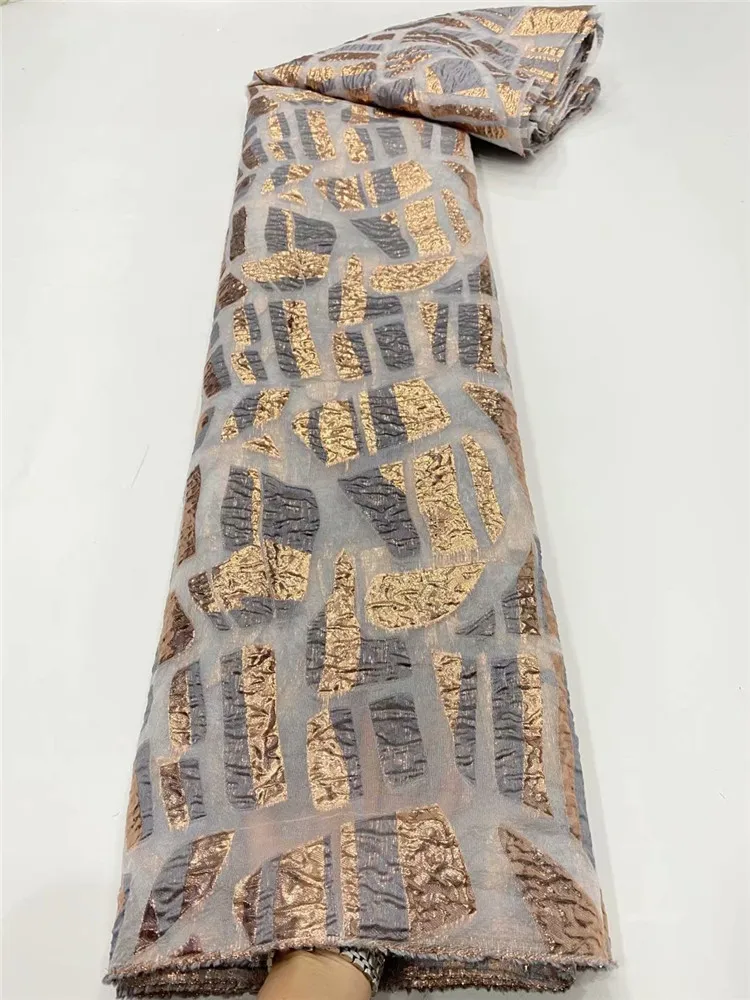 

Высококачественная африканская кружевная ткань с блестками, французский тюль, кружевной материал для свадебного платья FDC119