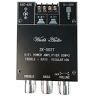ZK-502T TPA3116D2 Bluetooth 5,0 сабвуфер усилитель доска 2,0 канала высокой Мощность аудио стерео усилитель доска 2X50W