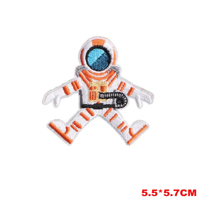 Diy Planet Express космическая вышивка патч астронавт Байкерский значок аппликация