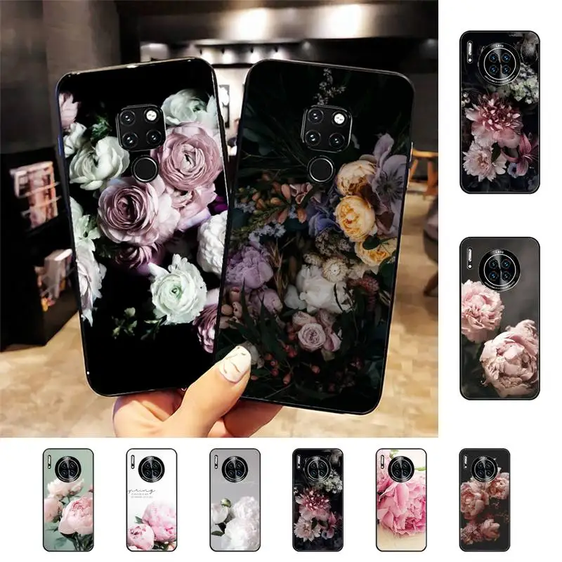 

Peonies beautiful flower Phone Case For Huawei Nova 3I 3E mate 20lite 20Pro 10lite Luxury funda case