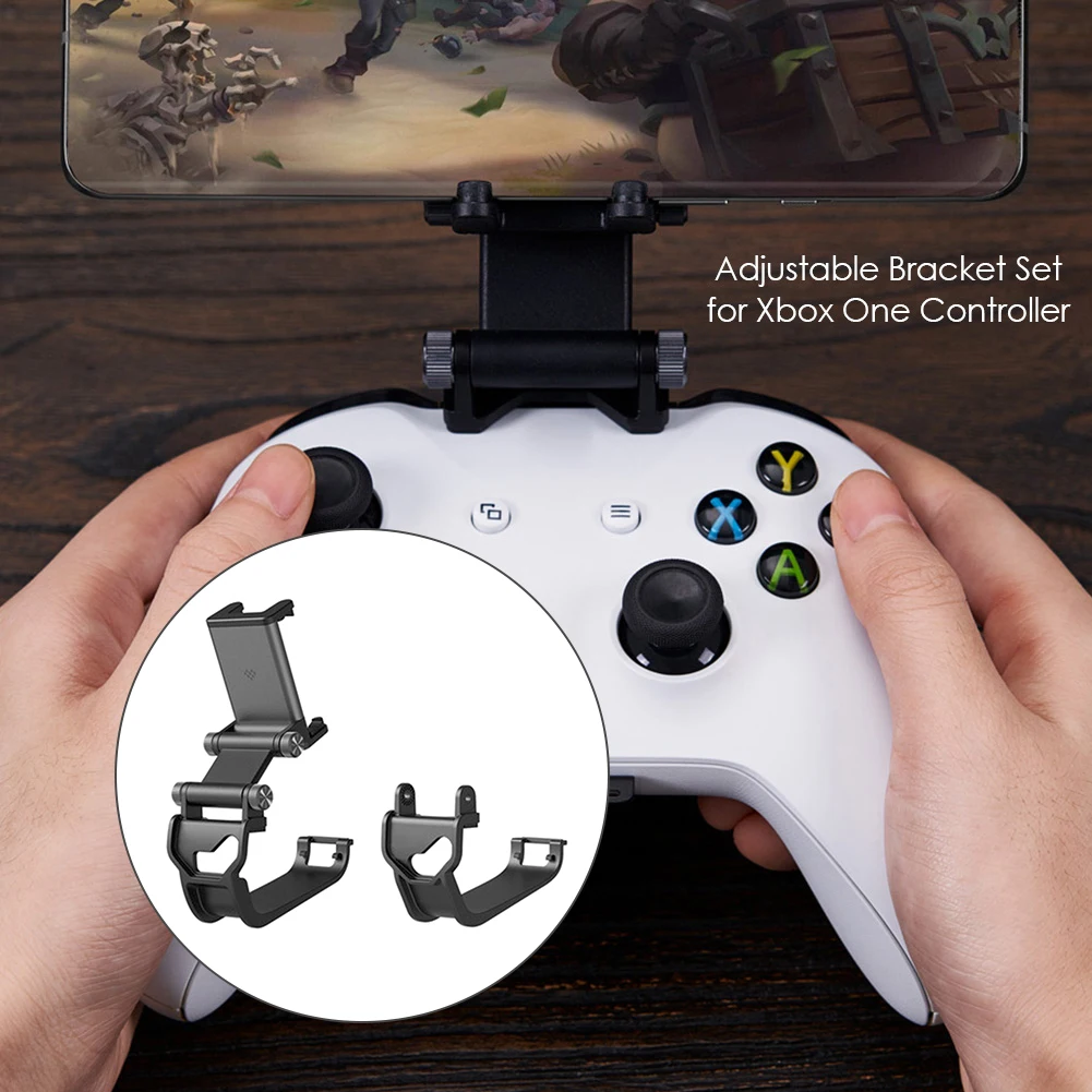 adjustable mobile phone holder electronic machine accessories stretchable cell phone clip mount for xbox oneelite controller free global shipping