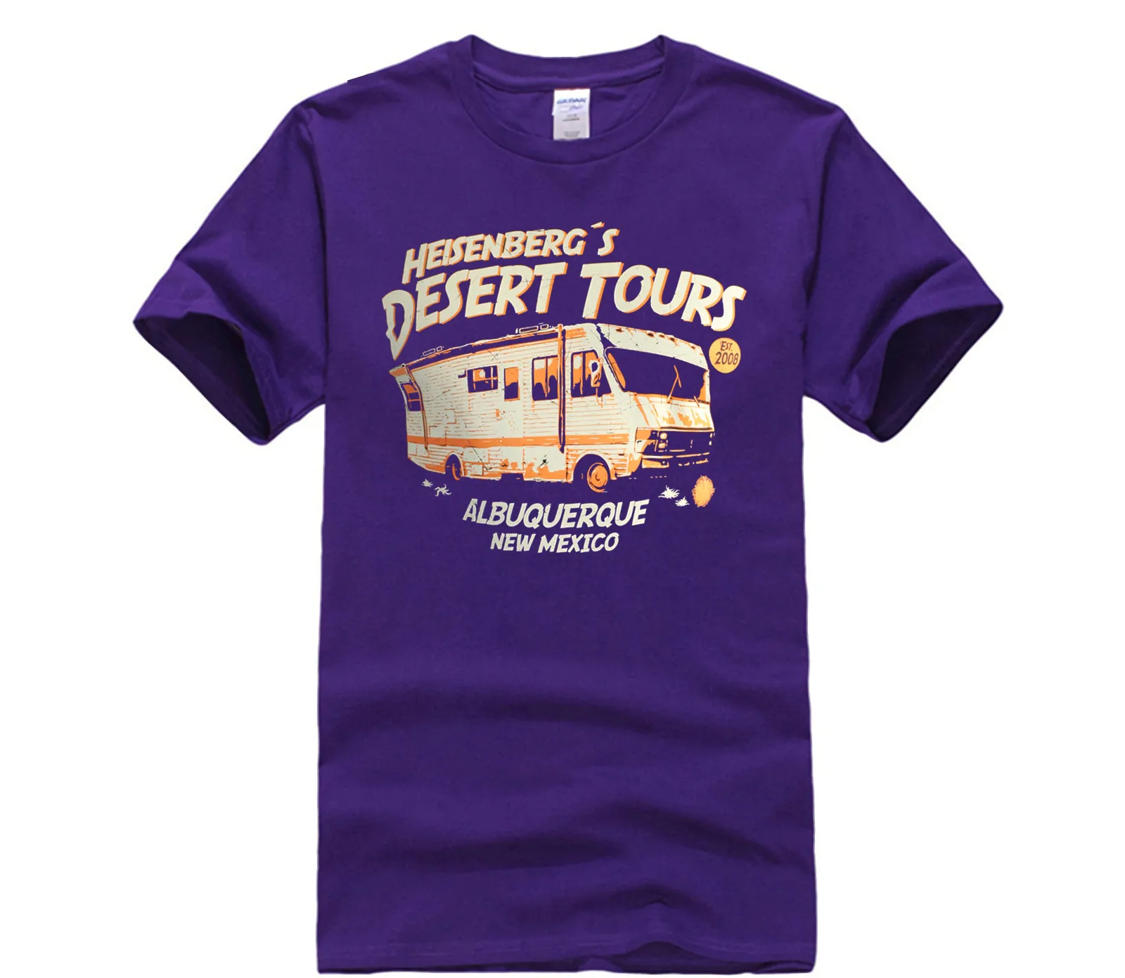 

Summer Fashion Street Heisenbergs Desert Tours Walter White Licensed Black Mens T-shirt