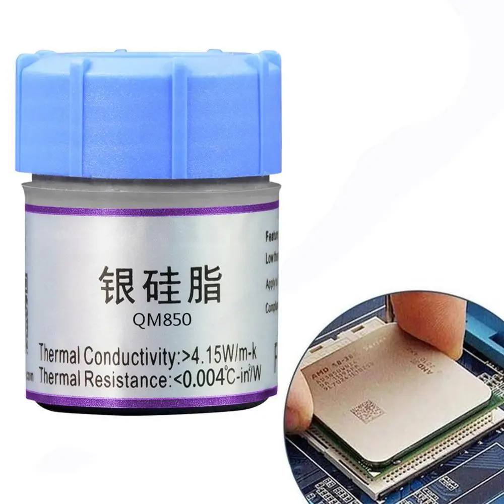 5g QM850 Chipset Desktop PC Heat Guide GPU Conductive Silicone Grease Laptop CPU Cooling Compound Thermal Paste Computer |