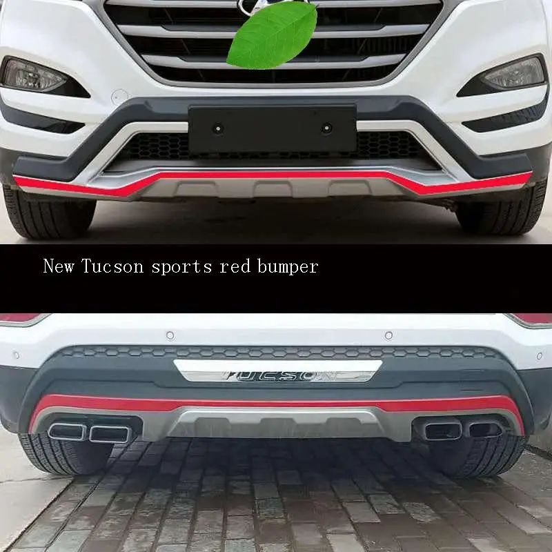 

Aleron Trasero Delantero Styling Front Car Spoiler Auto Protector Coche Lip Bumper 2015 2016 2017 2018 FOR Hyundai Tucson