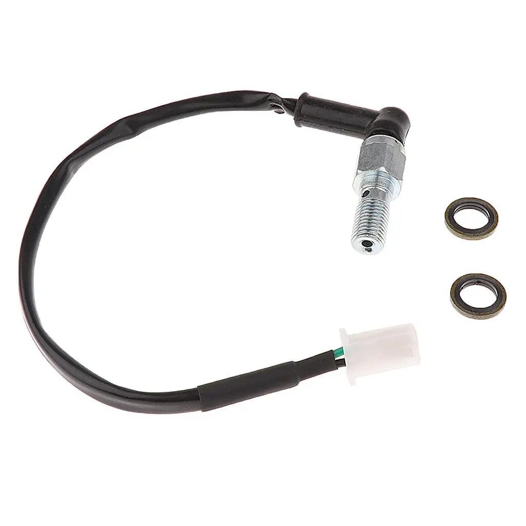 

Гидравлический изогнутый выключатель торсветильник для мотоциклов с жидкостным давлением M10 1,25 мм