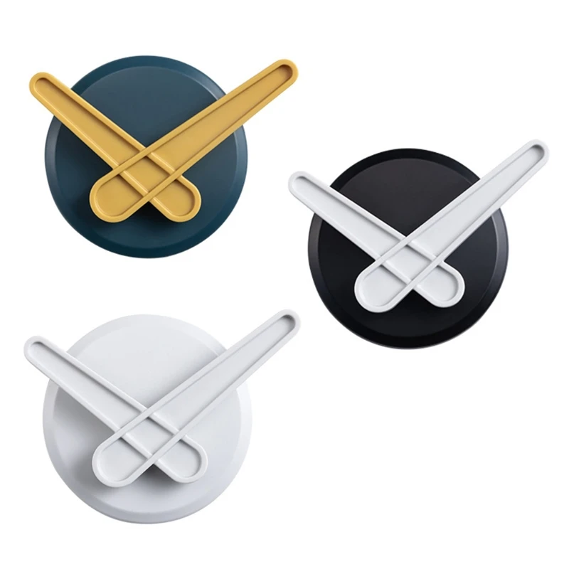 

3 шт./компл. минималистичные круглые Настенные часы в форме крючка самоклеящиеся Настенные Крючки Декор креативные дверные Крючки милые без...