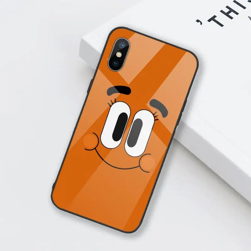 

the Amazing World Gumball Phone Case Tempered glass For iphone 6 6S 7 8 plus X XS XR 11 12 mini PRO MAX
