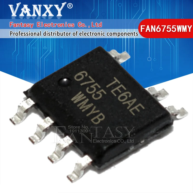 5 шт FAN6755WMY SOP-7 FAN6755WMYB FAN6755 SOP7 6755 SOP FAN6755WM FAN6755UWMY FAN6755U SMD | Электронные компоненты и