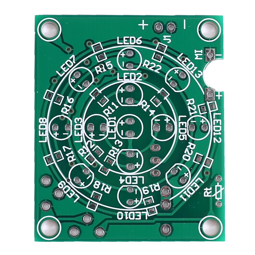 DIY Kit Аналоговые электронные свечи с днем рождения термальный датчик MIC Звук управление Моделирование свечи