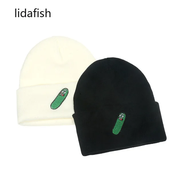 

lidafish Fashion Women's Beanies Hat Hip hop Cartoon Knitted Girls Winter Warm Bonnet Costume Accessory
