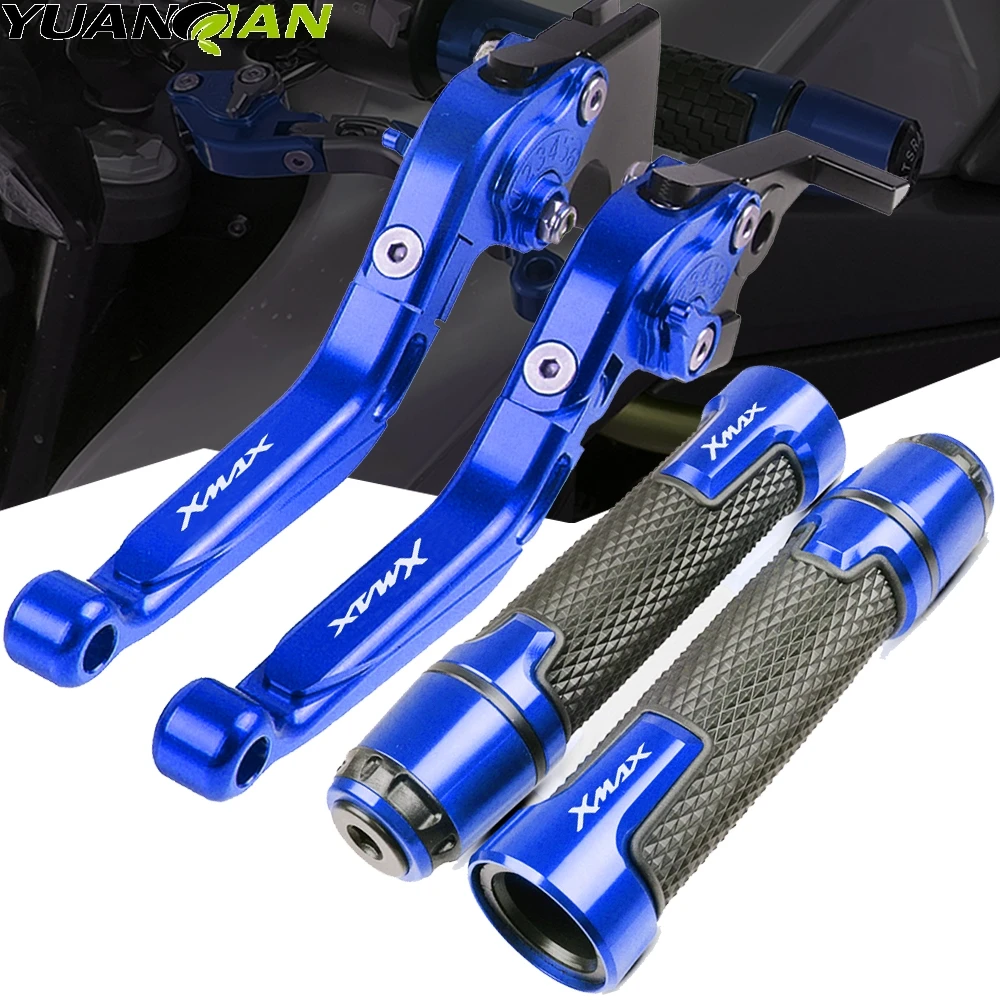 

Для Yamaha xmax 125 250 300 400 X MAX 2017 allyeaRs Мотоцикл с ЧПУ аксессуары регулируемый тормозной рычаг сцепления ручки рукоятки