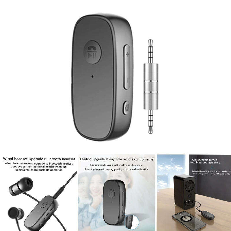 

Пристегивающийся адаптер Bluetooth 5,0, многофункциональная гарнитура, Bluetooth-коннектор, автомобильная деталь