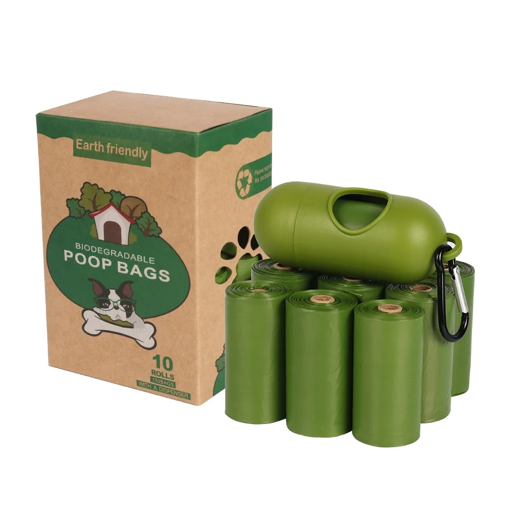 

40Rolls Dog Poop Bags Pet Waste Garbage Bags Biodegradable Outdoor Carrier Holder Dispenser Clean Pick up Tools Pet Accessories
