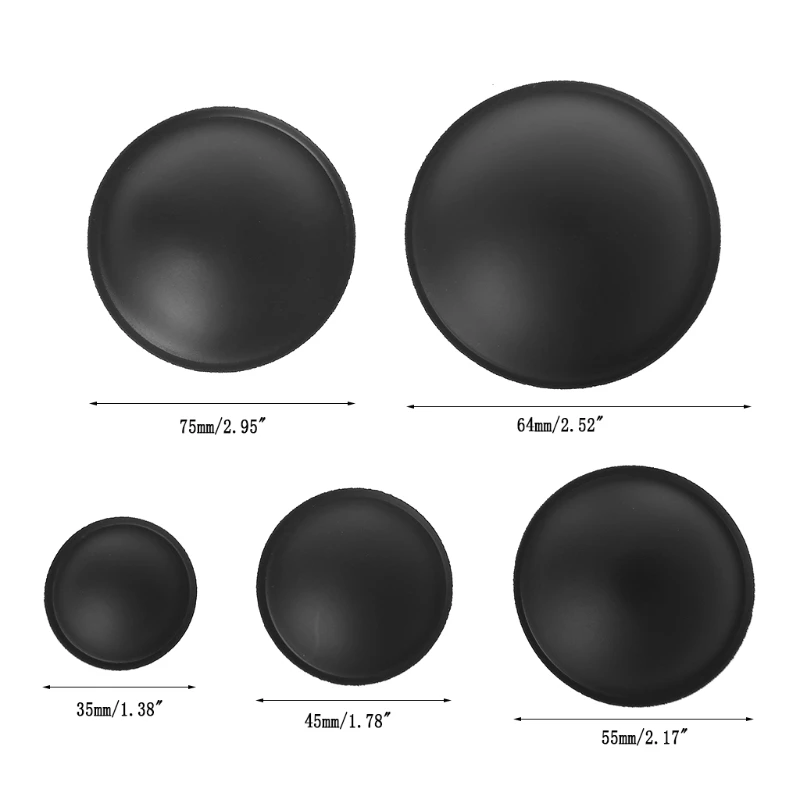 Комплект из 2 предметов 5 размеров 35 мм-75 мм аудио Динамик НЧ-динамик громкое купол