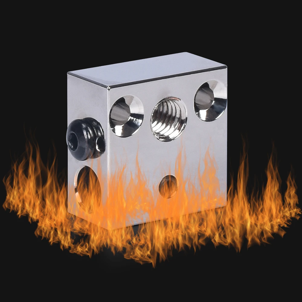 Нагреватель CR10 для 3D принтера медное покрытие насадка Mk8 Hotend запчасти BMG