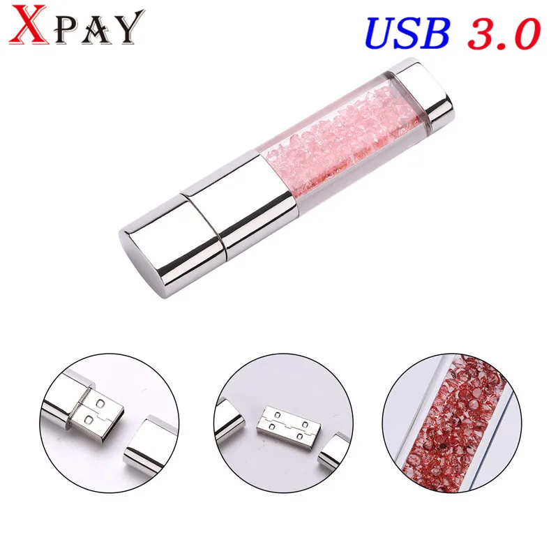 Кристаллические элементы USB флеш-накопители USB 3,0 флэш-накопитель U Диск флеш-накопитель 4 ГБ 8 ГБ 16 ГБ 32 ГБ 64 ГБ 128 ГБ творческие подарки