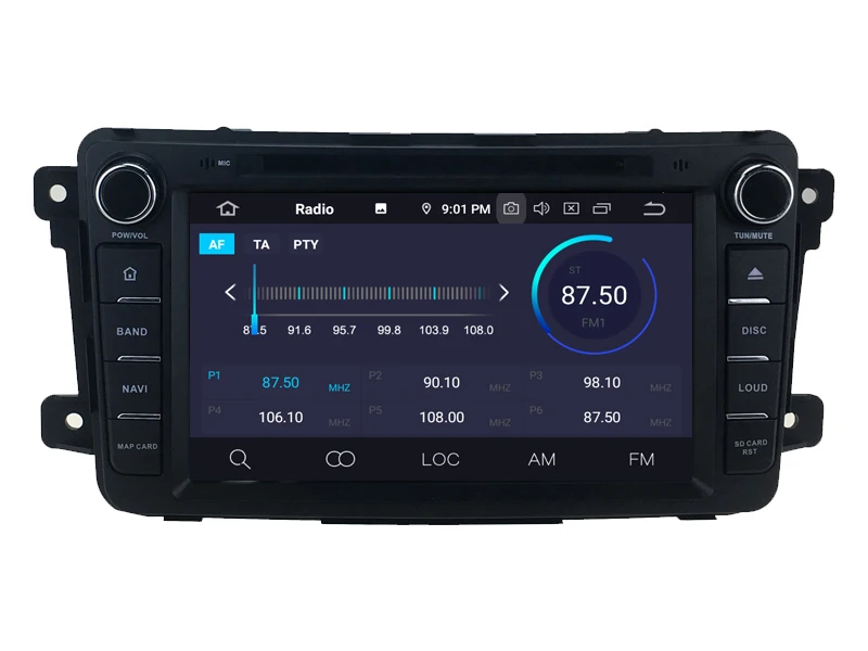 AVGOTOP 2+ 16 ГБ/4+ 64 ГБ Android 9 Bluetooth gps автомобильный проигрыватель мультимедиа для MAZDA CX9 2009