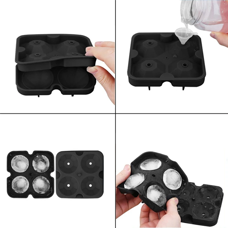 1 шт. Силиконовый поднос кубика льда 3D алмаз Форма формы творческий формователь