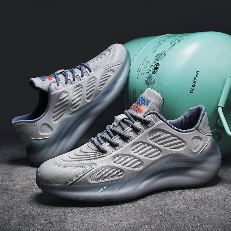 

2021 Autumn Ice Silk Casual Men's Shoes New Coconut Shoes Men's Trendy Shoes Breathable Sports Shoes