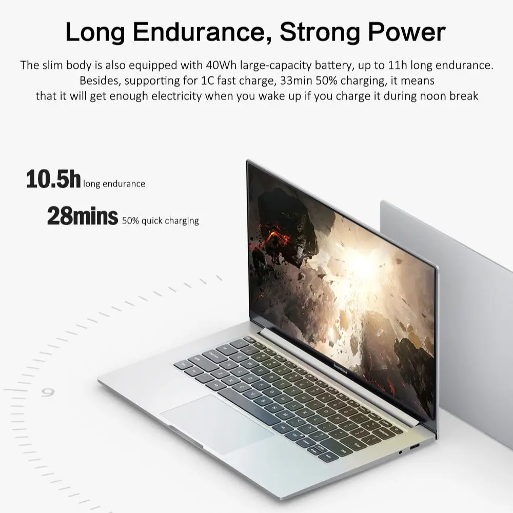Xiaomi RedmiBook 14 дюймовый ноутбук 10th Intel Core i7 1065G7 MX350 16 Гб 3200 МГц DDR4 + 512 ГБ SSD тонкий на