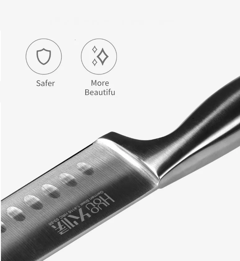 Original Xiaomi HuoHou Kitchen Knife Set 6 Pieces set Extreme Long-lasting Sharp Kitchen Knife Set