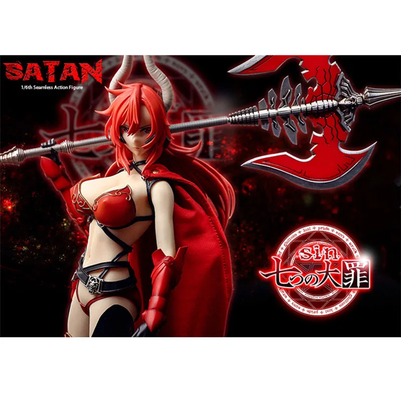 Солдат фицен масштаб 1/6 семь смертных грехов сатана экшн фигурка Игрушечная