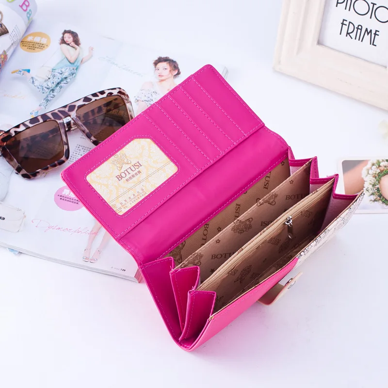 Модный женский Портативный кошелек держатель для карт сумка мобильного телефона