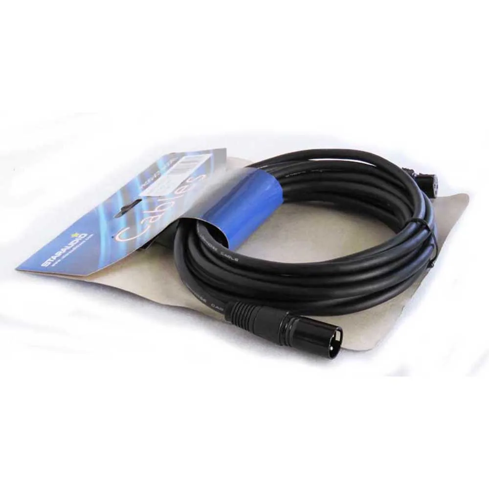 STARAUDIO 4 шт. 15 футов (4 5 м) Аудио миксер микрофон 3 Pin экранированные кабели XLR SMFC-450CM |