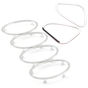 Авто декоративная накладка для вентиляционного отверстия кондиционера наклейки аксессуары для Ford Focus 2 MK2 2005 2006 2008 2009 2010 2012 2013